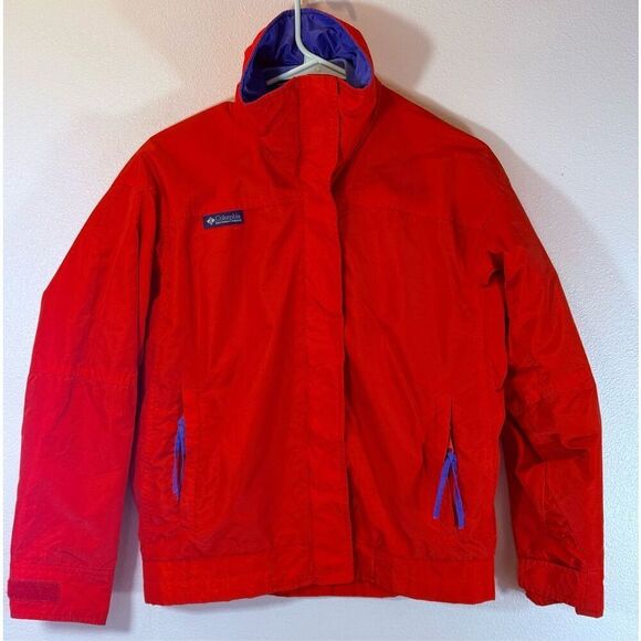 Vintage Columbia Bugaboo Women’s Small Red & Blue Jacket - Picture 1 of 13